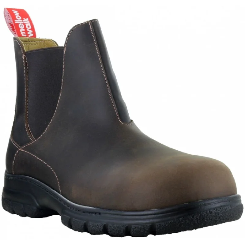 Luxe Styling Mellow Walk Maddy Women's Composite Toe Pull On Work Boot Brown 446128x Luxe Styling Mellow Walk Maddy Women's Composite Toe Pull On Work Boot Brown 446128x