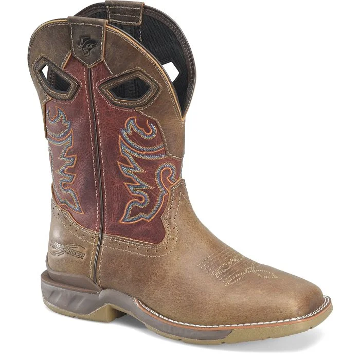 Contemporary Chic Double H Men's 11" Phantom Rider Aldrige Soft Toe Work Boot - Brown DH5369