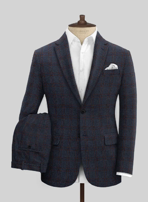 Italian Narciso Check Tweed Suit