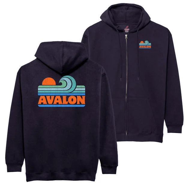 Men's Avalon Essential Full Zip - Navy