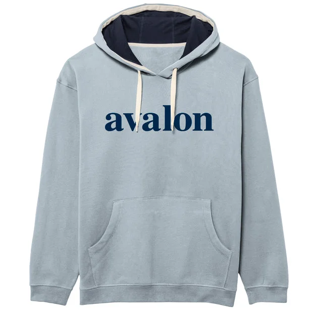 Men's Avalon Peerless DLX Hoodie - Blue Fog/Ombre Blue