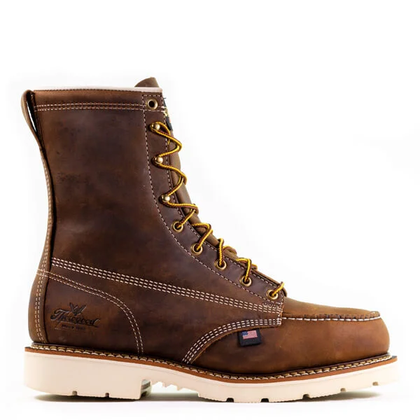 Refined Details Thorogood Men's 8" Steel Toe Moc Toe Work Boot 804-4378
