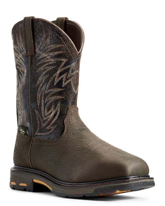 Glamorous Appeal Men's Workhog Waterproof Comp Toe Met Guard Work Boots