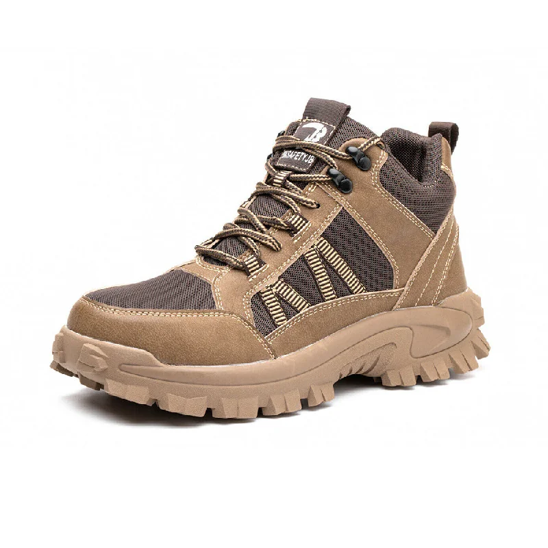 Glamorous Details Anti-Smash Anti-Pierce Safety Shoes for Women Steel Toe Construction Work Shoes
