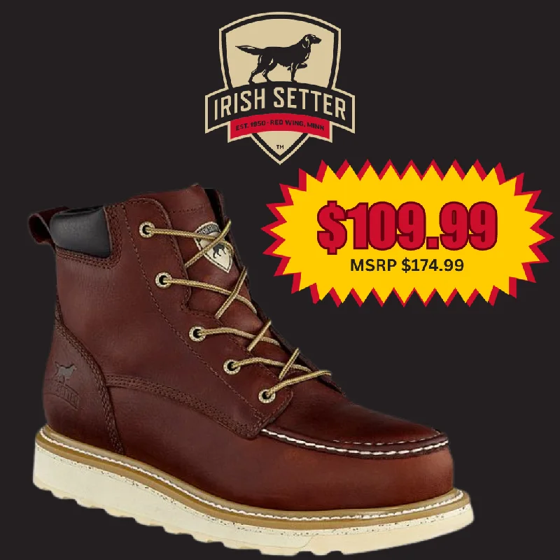 Art Deco IRISH SETTER ASHBY - FACTORY SECONDS - SOFT TOE BOOT - 83605