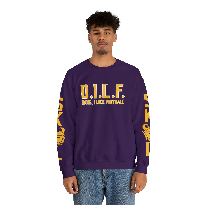 Unisex Heavy Blend™ Crewneck - D.I.L.F. + The Original (Sleeves)