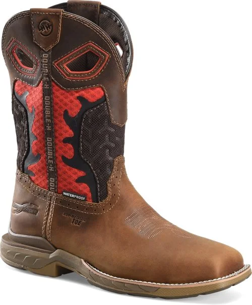Fashion Excellence Double H Men's 11" Phantom Rider Purge Waterproof Composite Toe Work Boot - Brown DH5391
