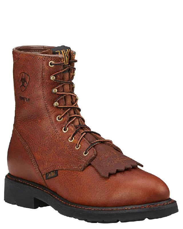 Luxe Influence Mens Cascade 8" H20 Lace-Up Boots