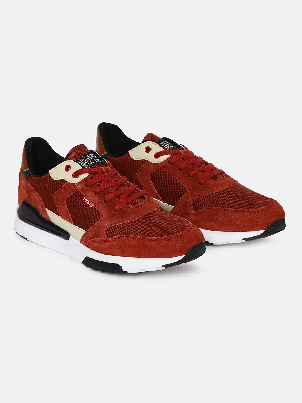 Glamorous Appeal Men's Red Colorblock Shoes