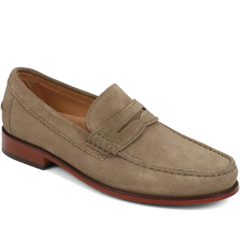 Fashion Innovation Rivers Leather Penny Loafers - RIVERS / 321 662