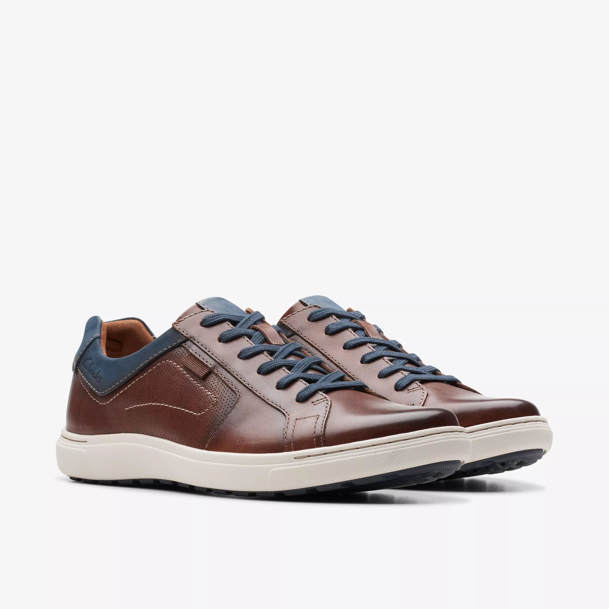 Elegant Design Clarks Mapstone Lace Mens Mahogany 76886