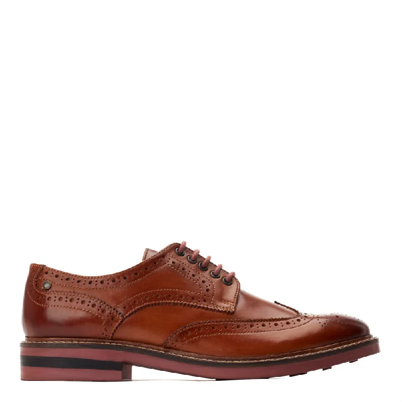 Elegant Design Hatfield Washed Brogue Shoes