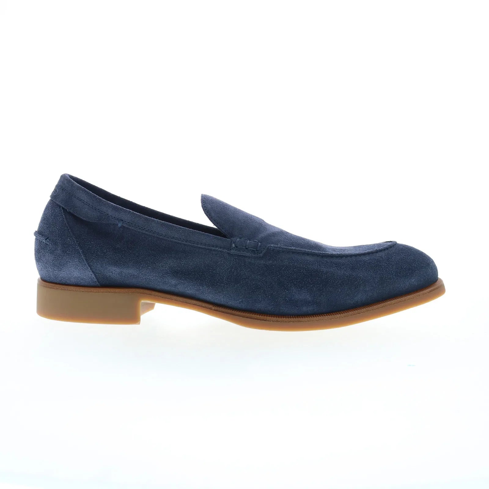 Elegant Patterns Di Bianco Etna Suede Mens Blue Suede Loafers & Slip Ons Casual Shoes