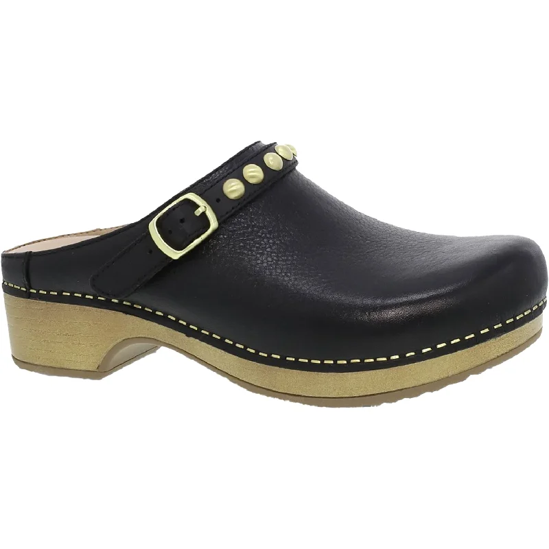 Graceful Poise Women's Dansko Britton Black Tumbled Leather