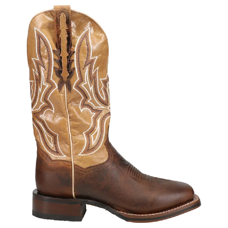 Luxury Touch Bellamy Embroidery Square Toe Cowboy Boots