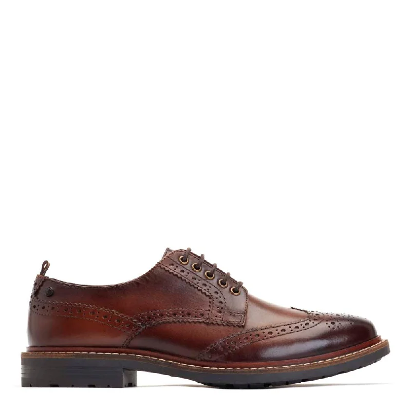 Chic Minimalism Jagger Burnished Brogue Shoes