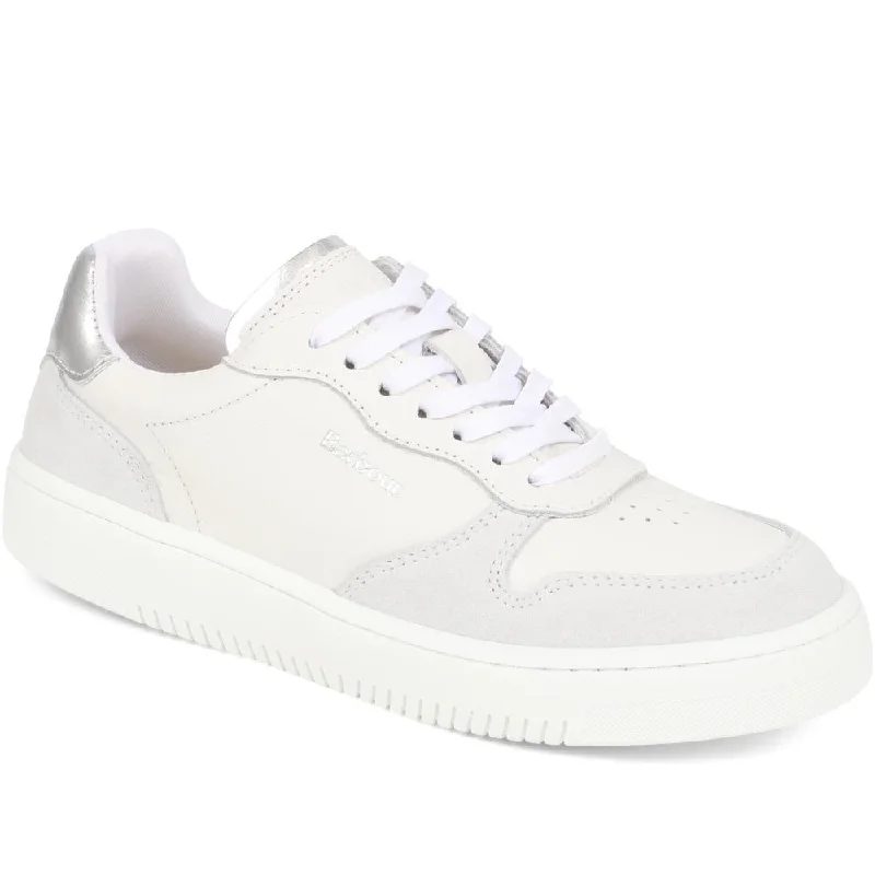 Sleek Finish Barbour Leather Trainers - BARBR39511 / 324 824