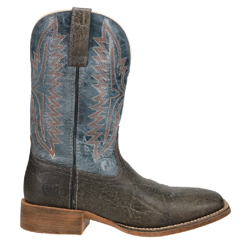 Stylish Detailing Sport Smokewagon Rampant Square Toe Pull On Cowboy Boots