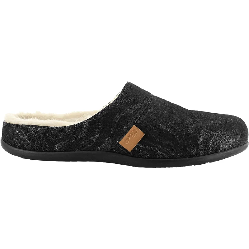 High Fashion Women's Strive Vienna Black Zebrine Nubuck