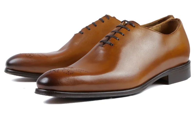 Modern Touch Ellington Wholecut Brogue Light Tan
