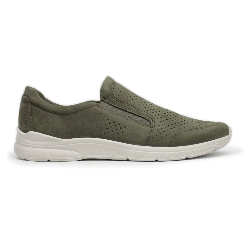 Art Deco Ecco Irving 511644 Nubuck Leather Men's Slip On Shoes