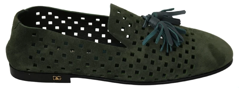 Classic Look Dolce & Gabbana Elegant  Suede Loafers for Men's Men