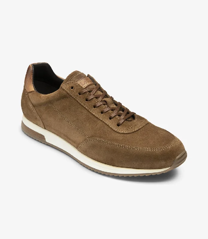 Rich Aesthetic LOAKE  Bannister -Suede Sneakers -Tan Suede