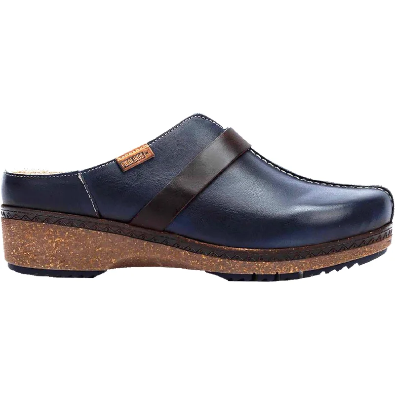 Luxury Touch Women's Pikolinos Granada W0W-3590C1 Blue Leather