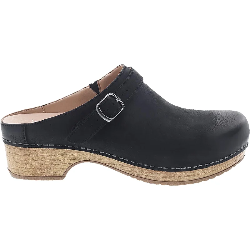 Versatile Glamour Women's Dansko Berry Black Burnished Nubuck