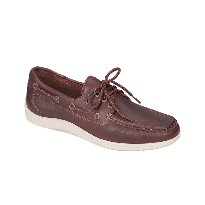 Timeless Beauty SAS Men's Decksider Lace Up Boat Shoes - New Briar