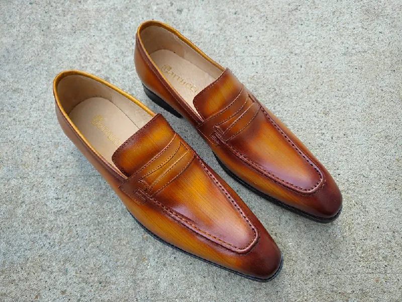 Trendsetting Look Signature Leather Penny Loafer Slip-on