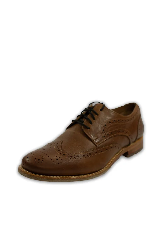 Rich Texture Buckingham Brogue (Tan)