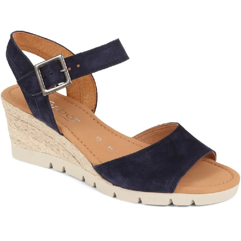Vintage Glam Nieve Two Strap Wedge Sandals - GAB31516 / 317 910