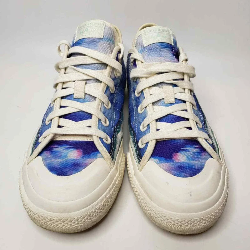 Chic Minimalism Men's Beach Scene Shoes,White/Blue
