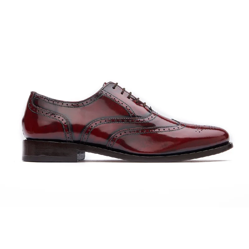 Minimal Edge Cheltenham Brogue - Oxblood