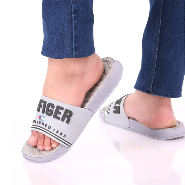 Versatile Glamour Grey Soft Slippers for Men
