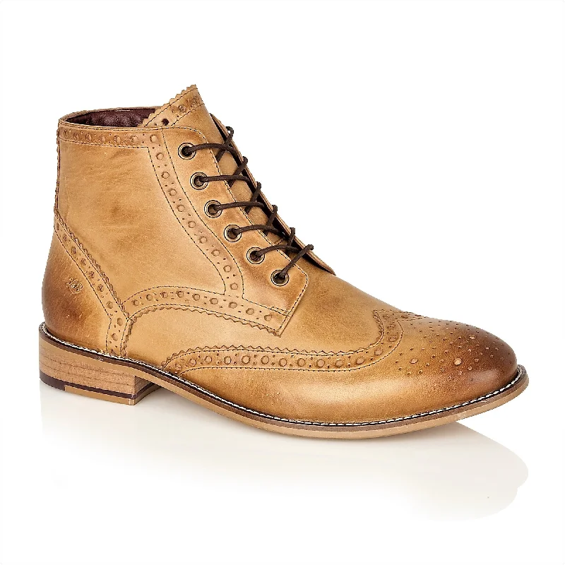 Contemporary Twist Gatsby Boot Tan