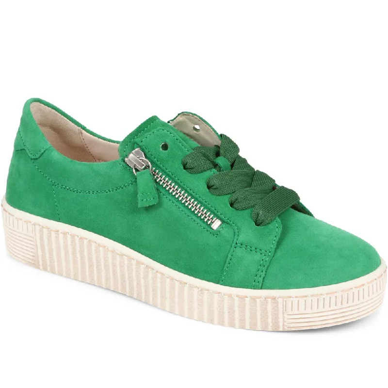Fashion Enthusiast Dual Zip Flatform Trainers - GAB31501 / 317 499