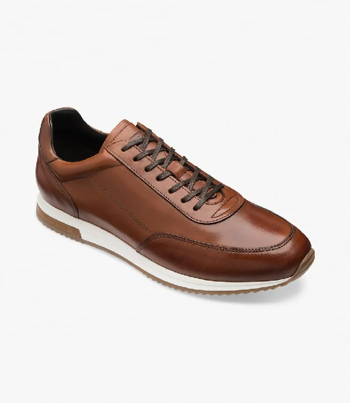 Opulent Design LOAKE  Bannister - Leather Sneakers - Cedar