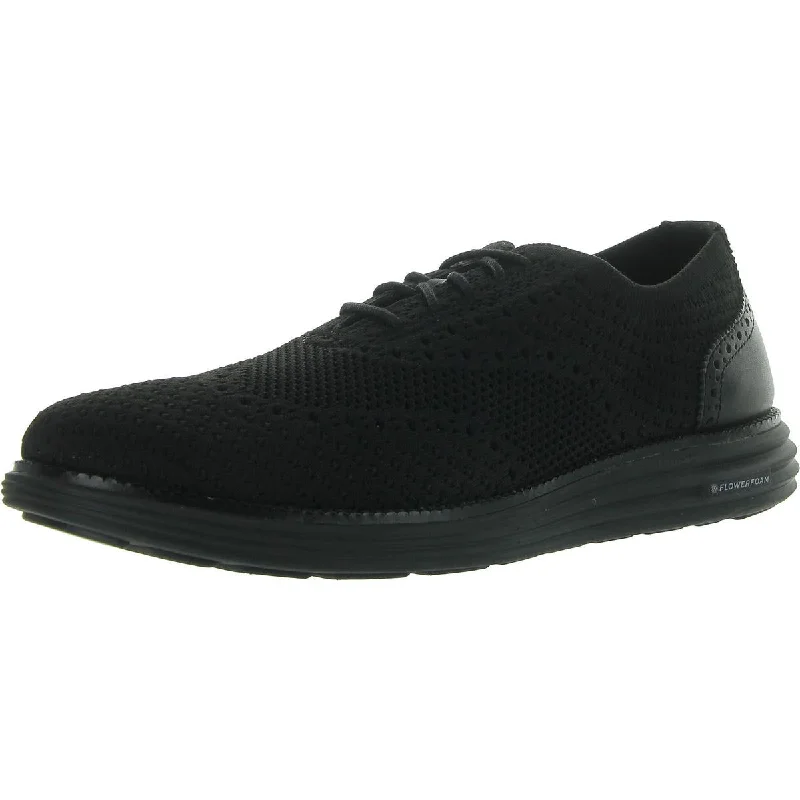 Sleek Sophistication OG Remastered Mens Knit Lace Up Oxfords
