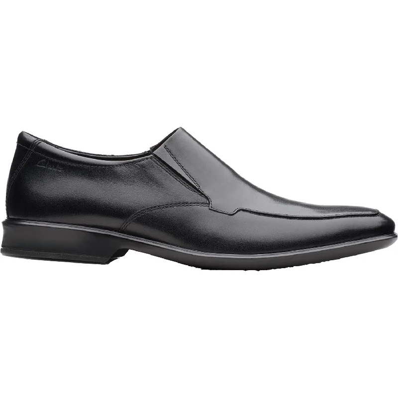 Vintage Glam Men's Clarks Bensley Step Black Leather