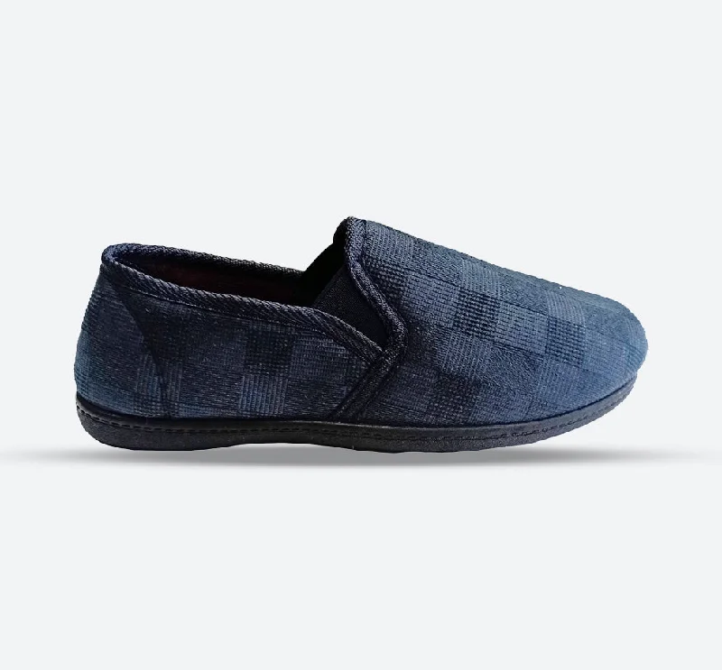 Elegant Statement Mens Sleephhh Wide Fit Slip On House Slippers