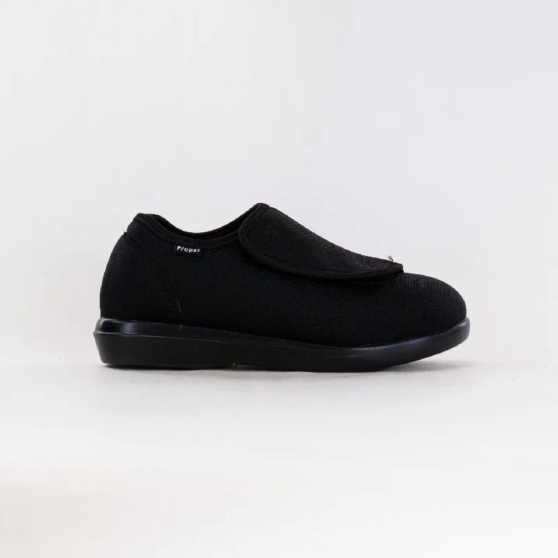 Seasonal Trend Propet Cush N Foot (Men's) - Black Stretch