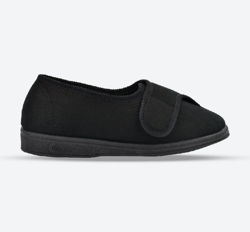 Elegant Accents Mens Wide Fit Comfylux Bill Slippers