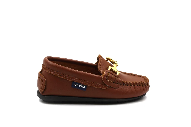 Glam Statement Atlanta Camel Buckle Loafer