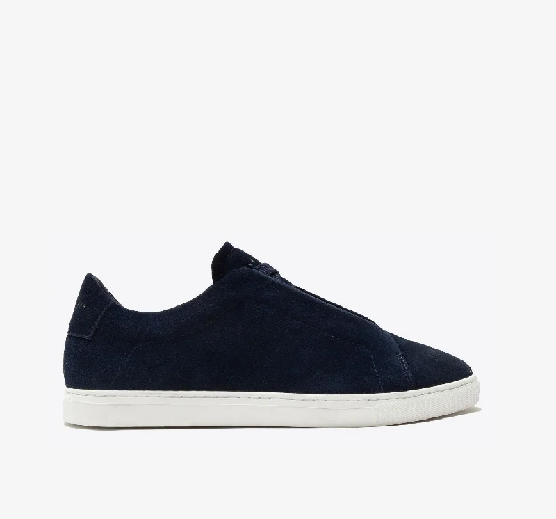 Urban Flair Low 1 Laceless | Navy Suede