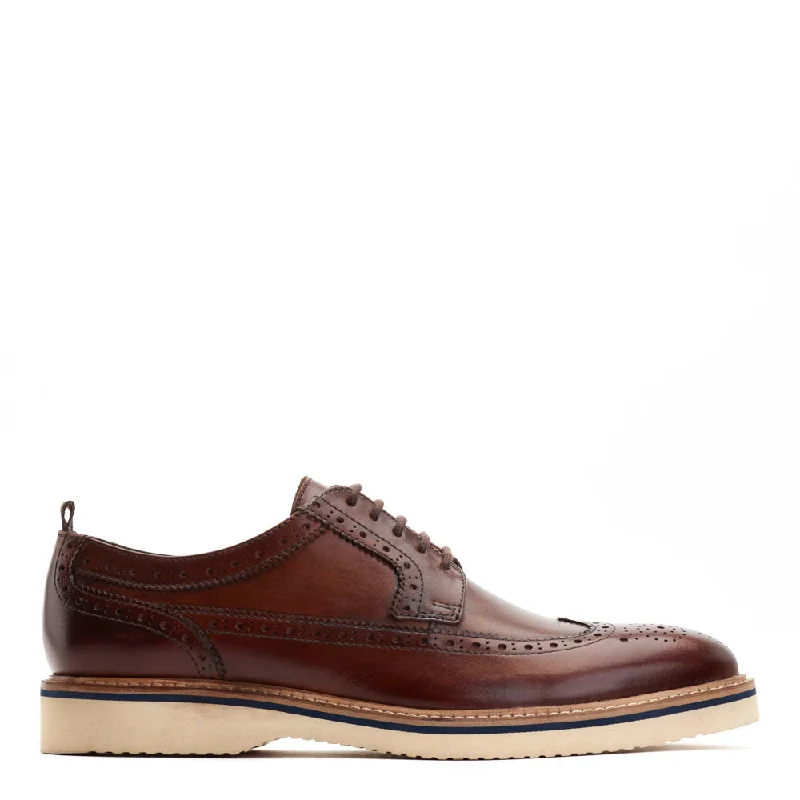 Seasonal Trend Sully Washed Brogue Shoes
