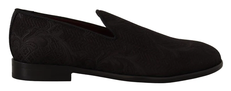 Versatile Glamour Dolce & Gabbana  Floral Brocade Men's Slippers