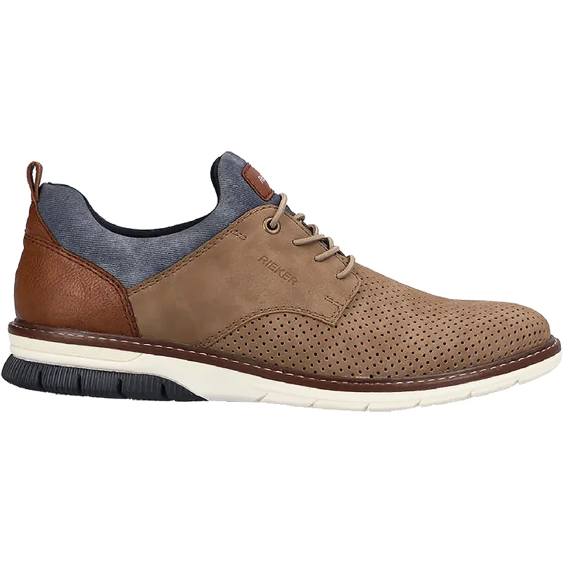 Regal Look Men's Rieker 14450-64 Dustin 50 Beige Synthetic
