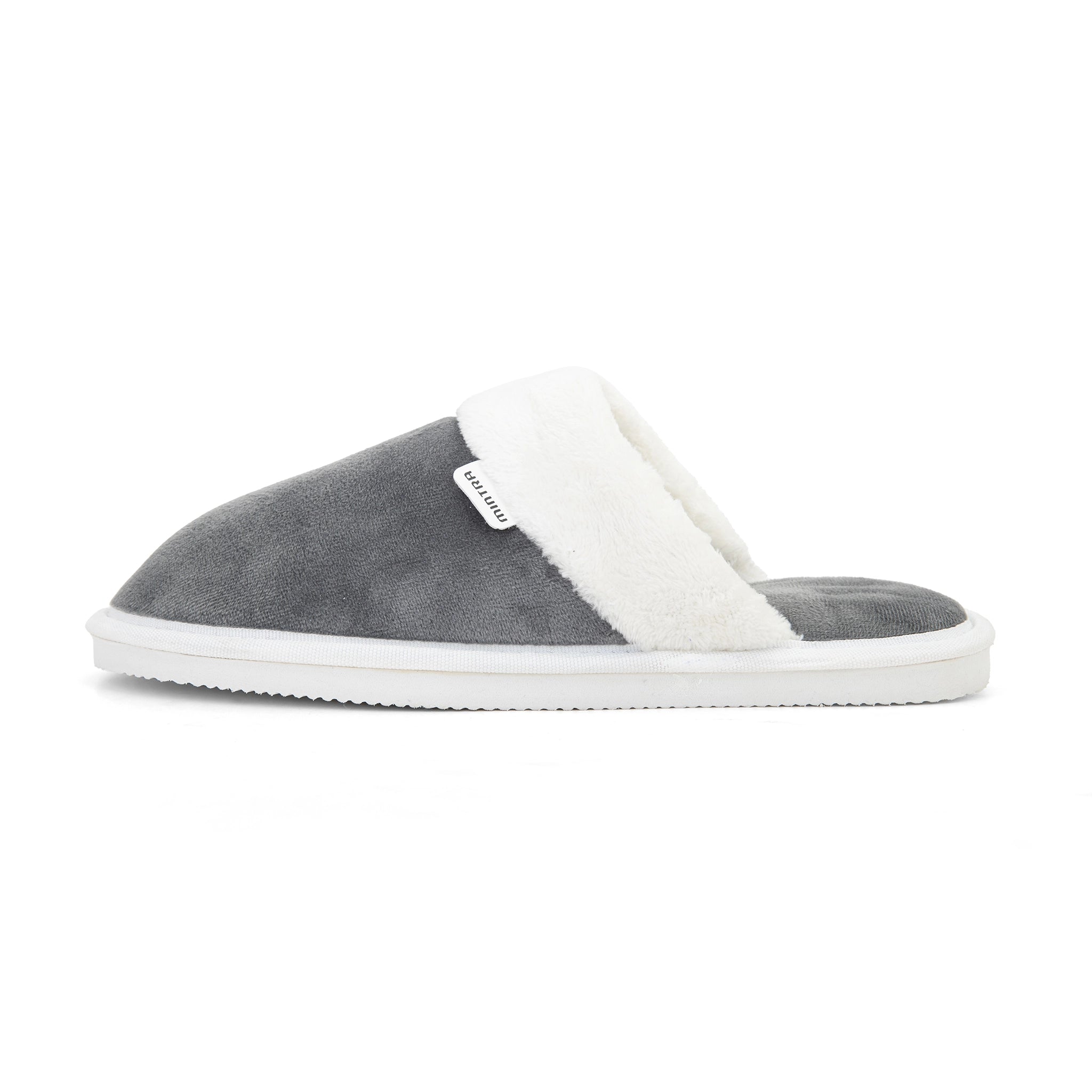 Modern Touch Plain with Fur Winter Slipper - Women